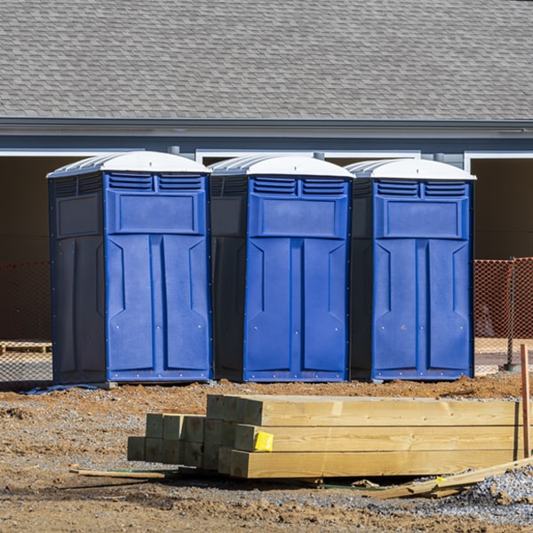 do you offer hand sanitizer dispensers inside the portable restrooms in Riley IN